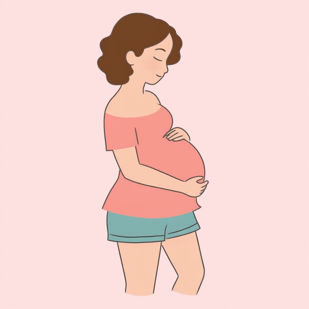 Femme enceinte, symbolisant l'accompagnement préventif pendant la grossesse